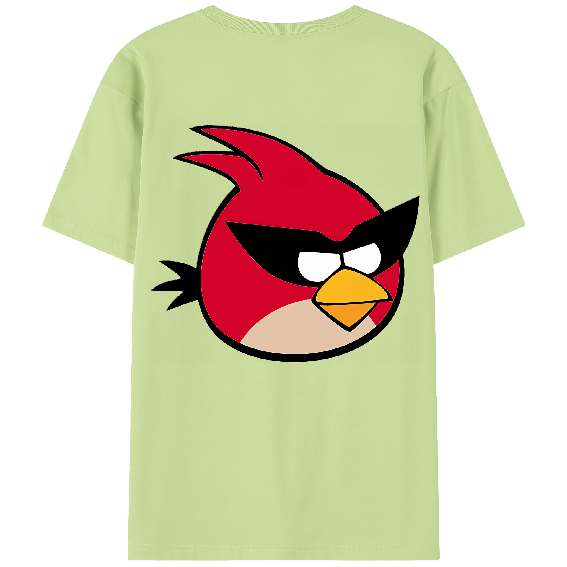 （画像用） Angry Birds アングリーバード 綿100％半袖Tシャツ（背面プリント）